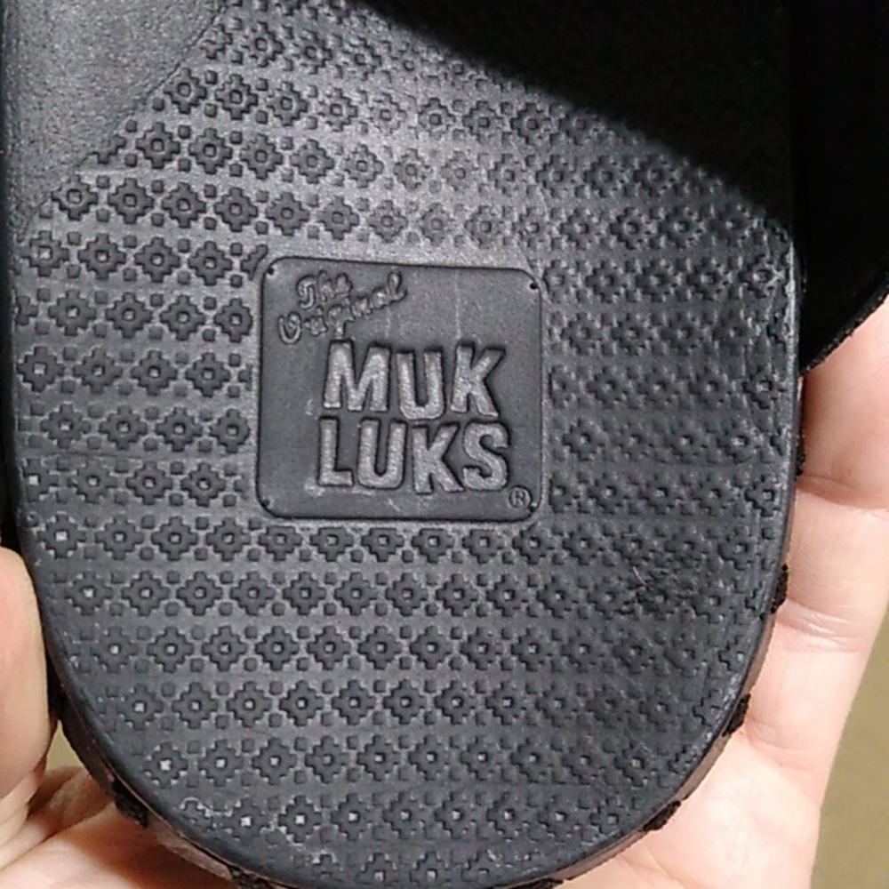 Muk Luks Flexi Central Park Sandals Black size 10 - Picture 4 of 11
